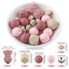 Cartoon Animal Silicone Focal Beads for Jewelry Making