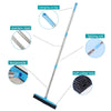Rubber Broom with Telescopic Handle for Pet Hair and Lint Removal