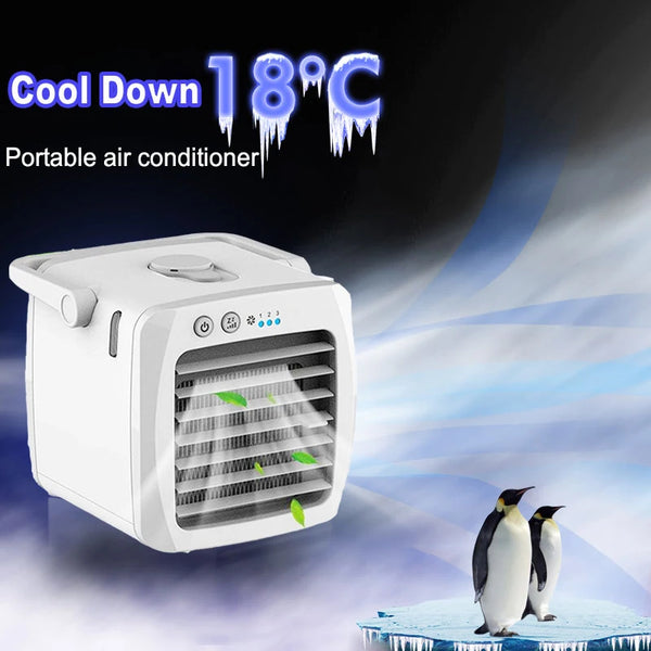 Ventilateur de Bureau USB Portable & Humidificateur d'Air