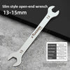 Ultra-Thin Dual-End Open Wrench for Tight Spaces