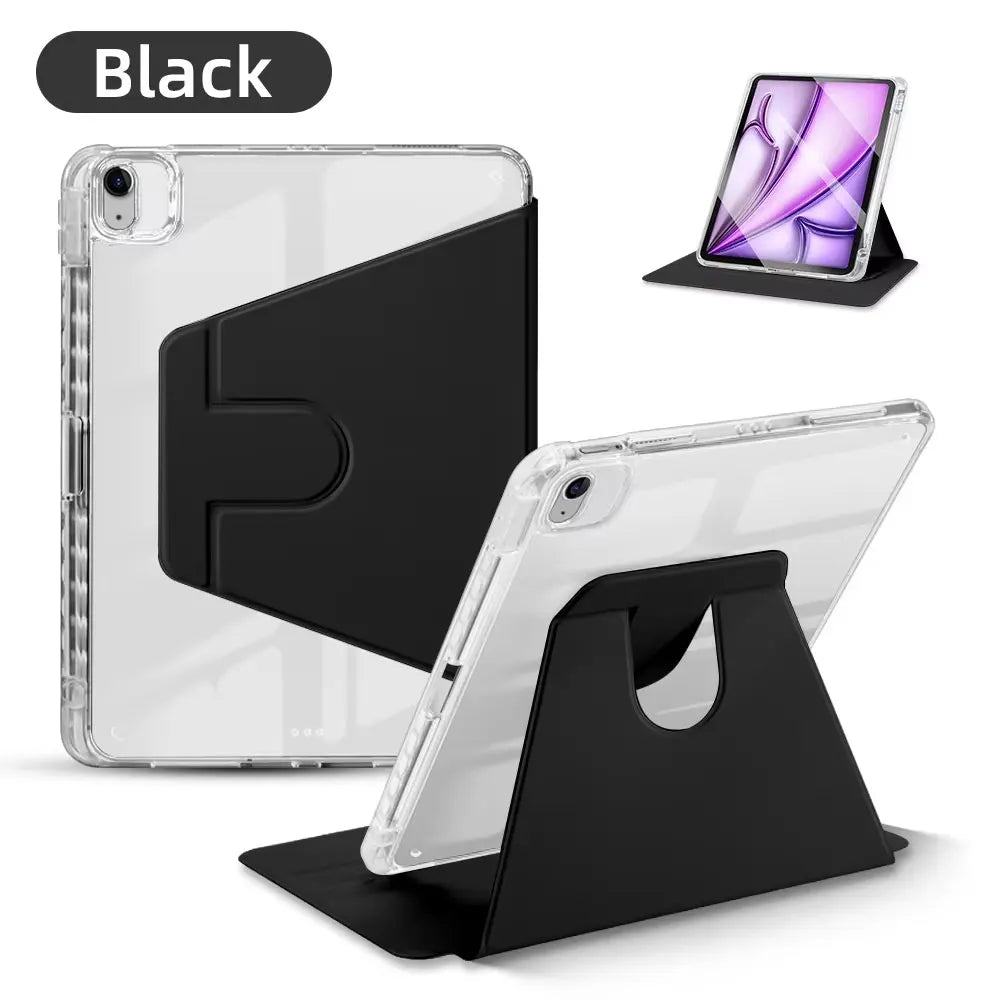 360° Rotating iPad Case with Pencil Holder