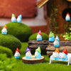 Mini Resin Gnome Figurines (Set of 10)