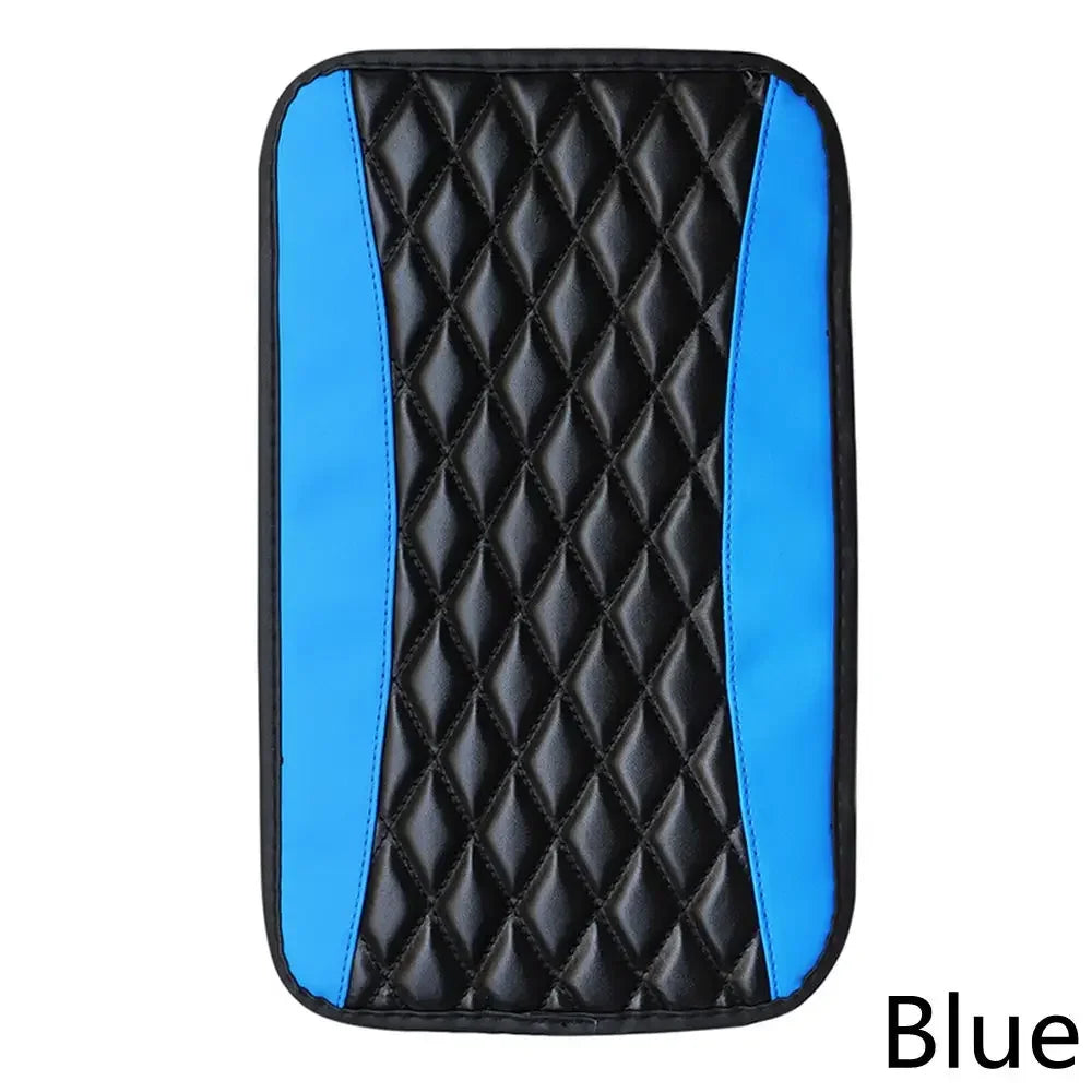Universal Leather Car Armrest Cover with Non-Slip Padding