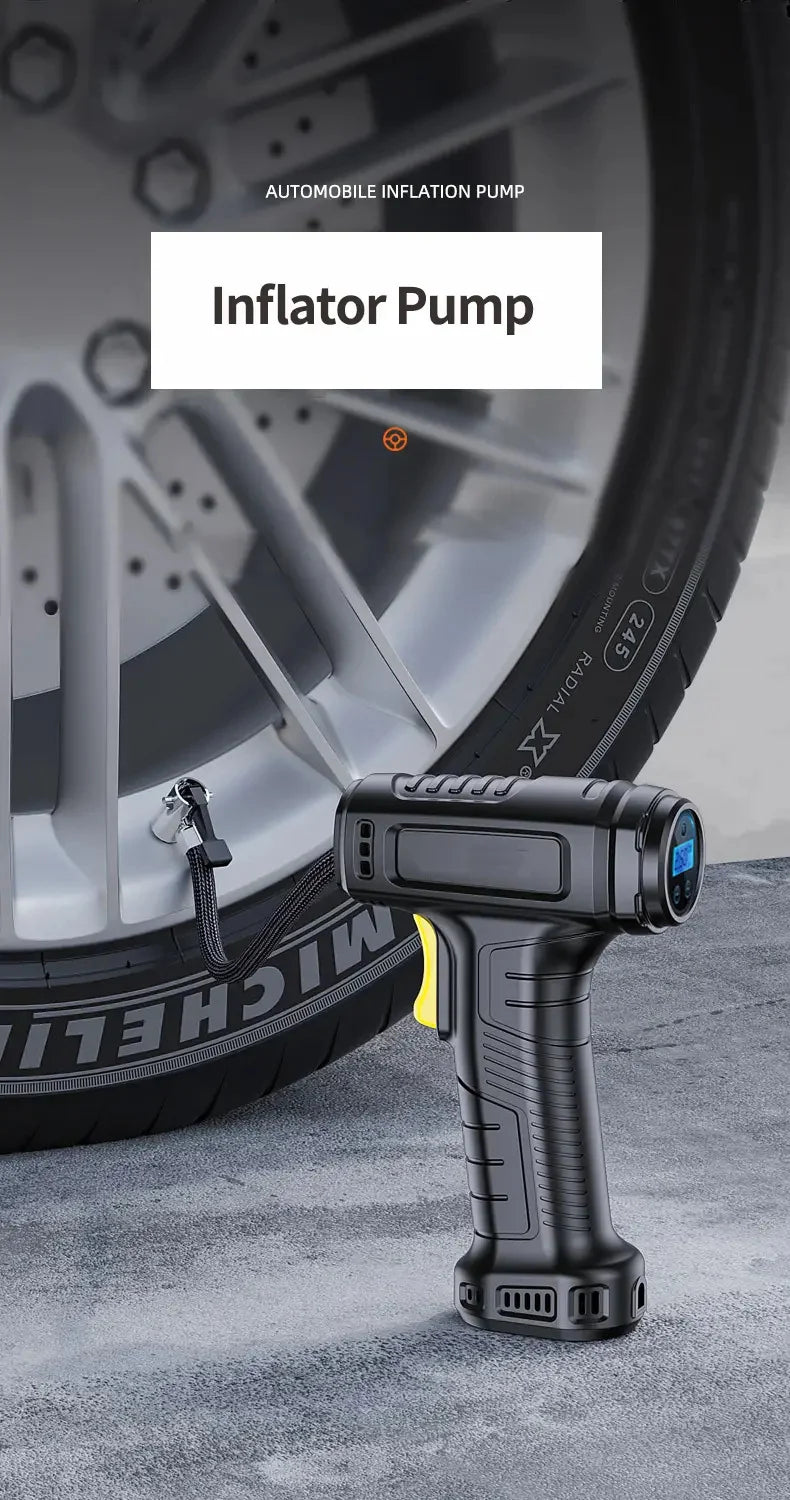 High-Performance Portable Air Compressor with Digital Display