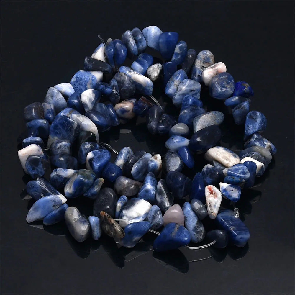 Natural Stone Beads Strand for Jewelry Making – Irregular Crystal Agate Chips