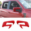 Carbon Fiber Look Mirror Cover for Ford F-150 (2021-2025)