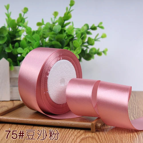 Silk Satin Ribbon Roll for Gift Wrapping, DIY Crafts, and Party Decor
