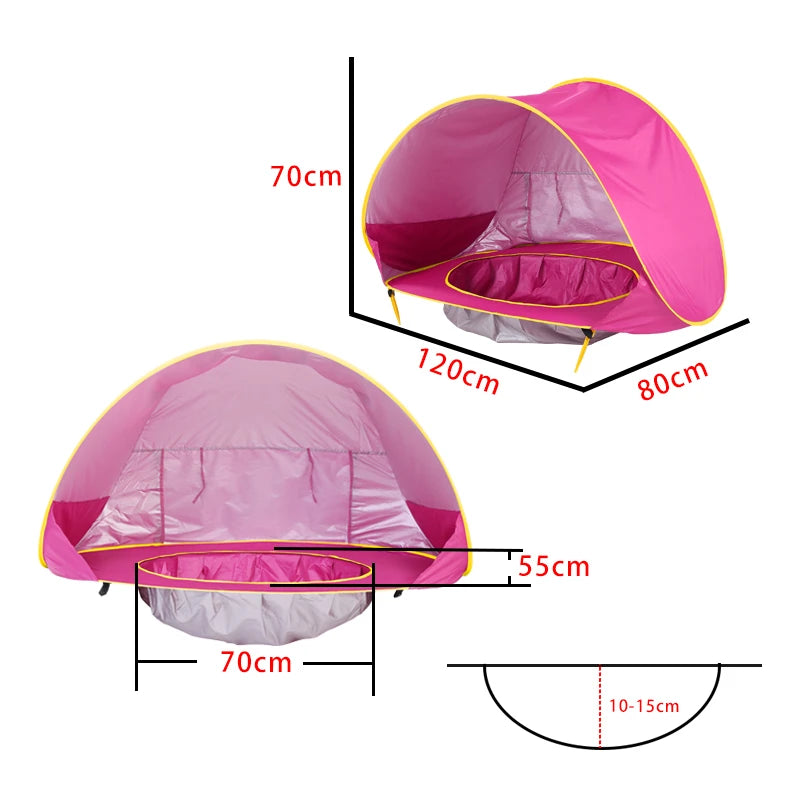 Portable Baby Beach Tent with UV Protection