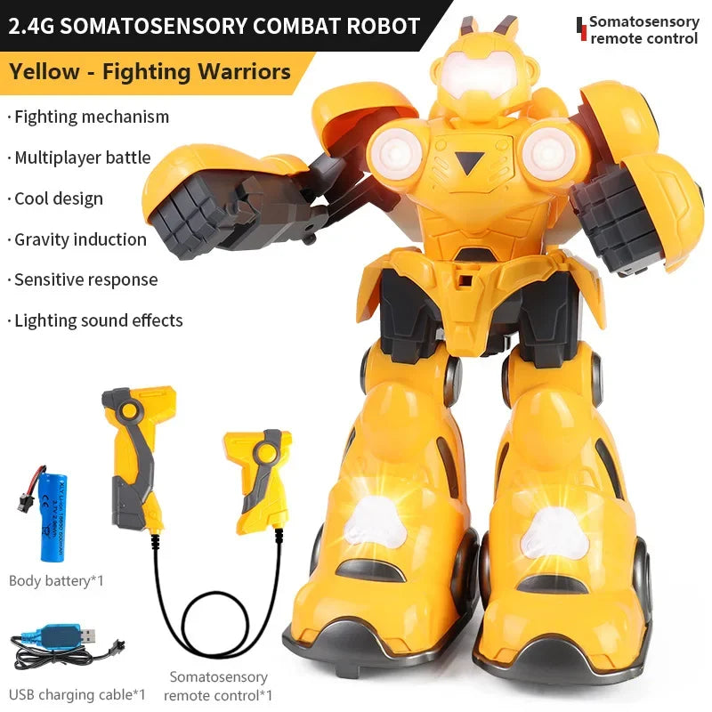 Robot de Combat Somatosensoriel Interactif pour Enfants