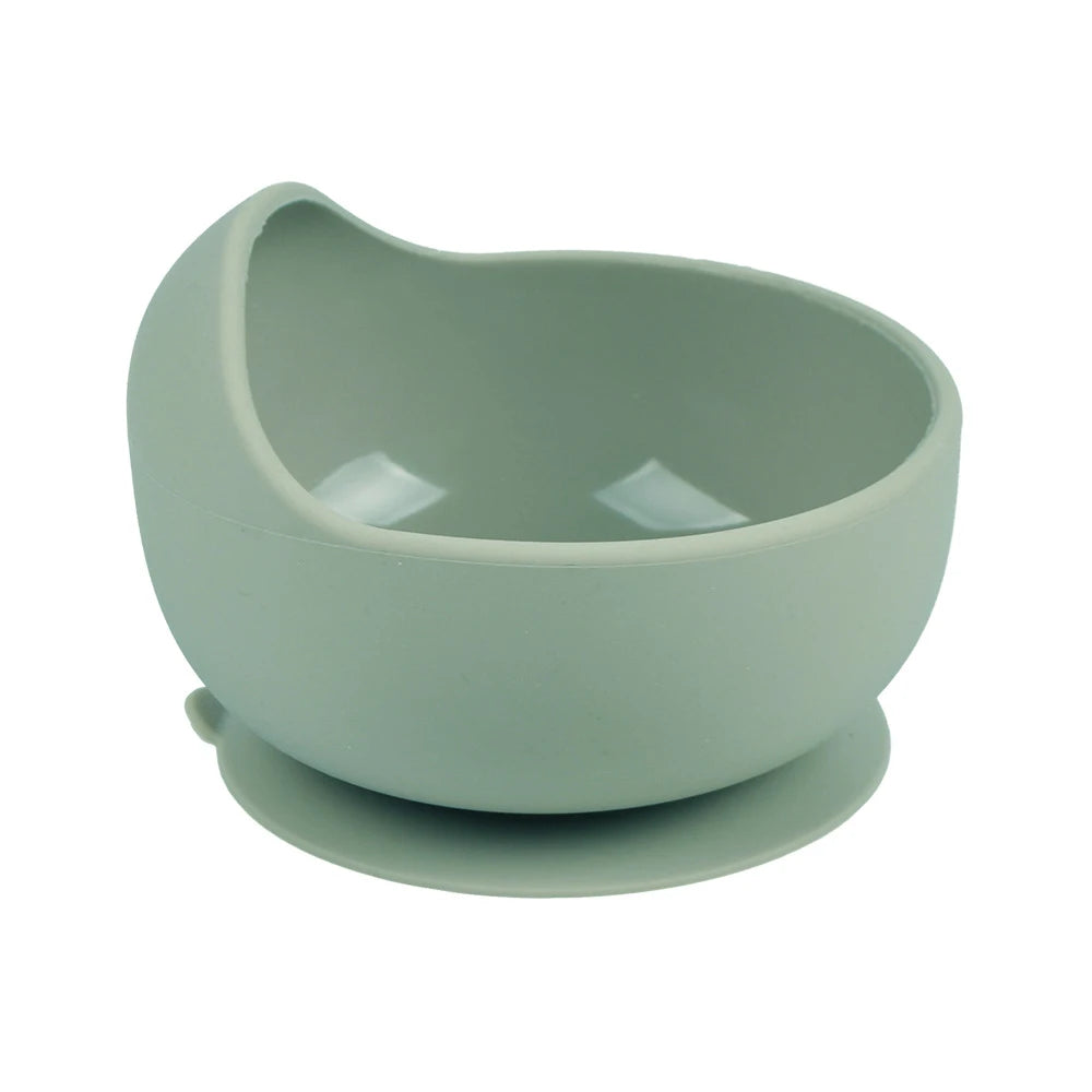 Baby Silicone Suction Plate and Utensil Set