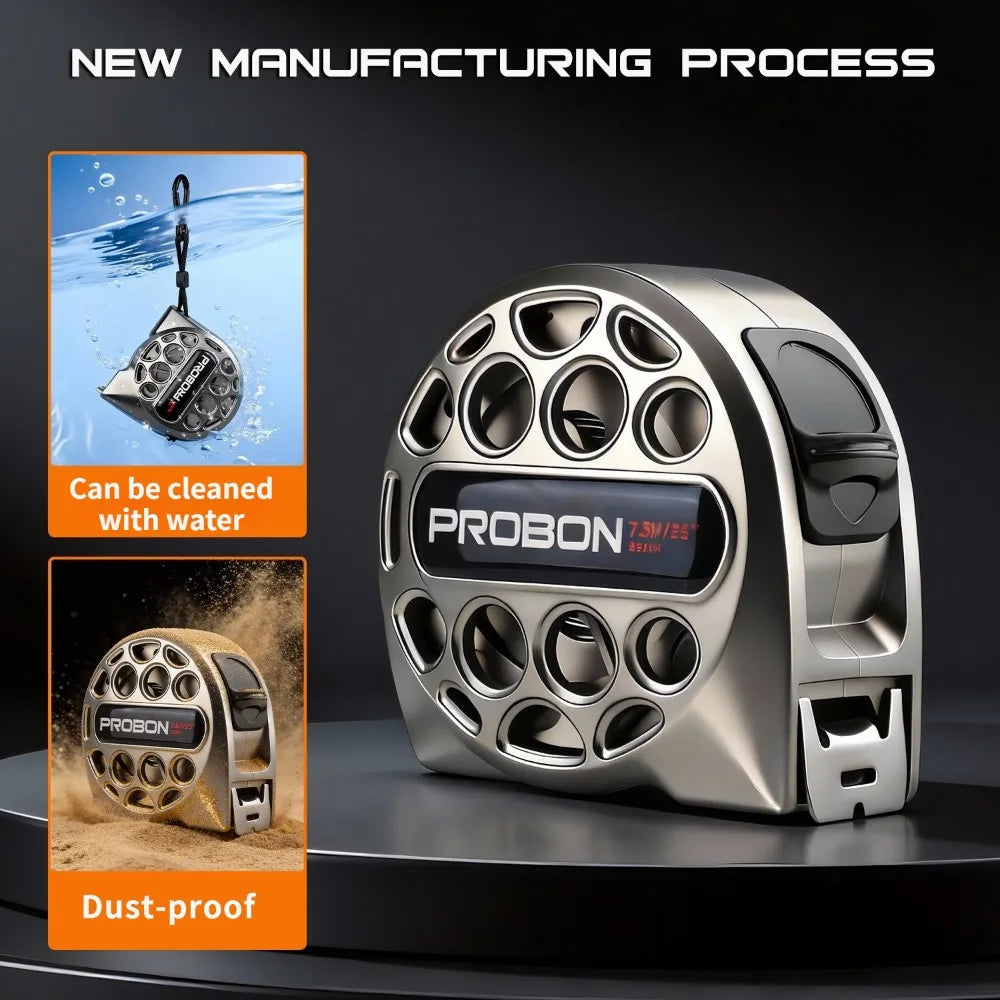 PROBON High-Precision Retractable Tape Measure