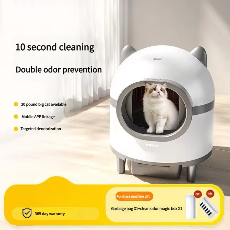 Automatic Self-Cleaning Cat Litter Box