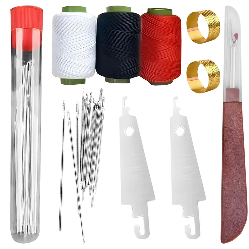 Portable Bamboo Sewing Kit - 37 Piece Travel Repair Set