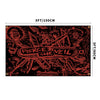 Pierce The Veil Band Flag Tapestry with Brass Grommets