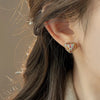 Dainty Heart Stud Earrings
