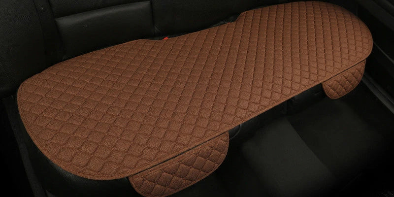 Breathable Linen Front Car Seat Cover