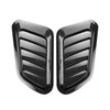 Carbon Fiber Style Car Hood Scoop Vent Covers (Pair)