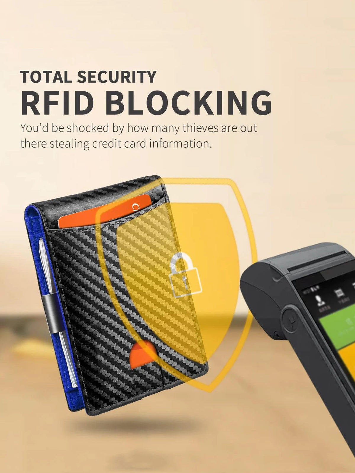 Slim RFID-Blocking Front Pocket Wallet