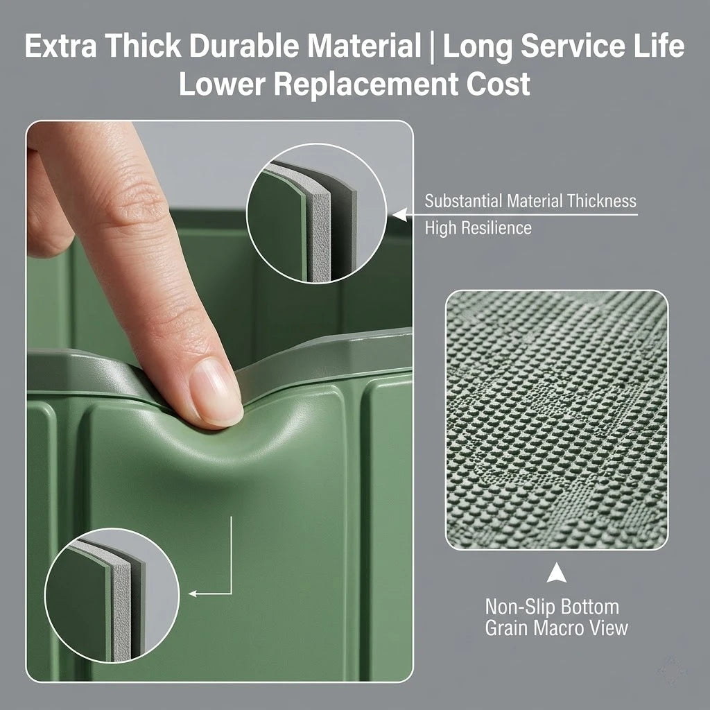 Foldable Anti-Scratch Pet Bath Tub with Quick Drain