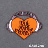 Encouraging Embroidery Iron-On Patches for Clothing and Accessories