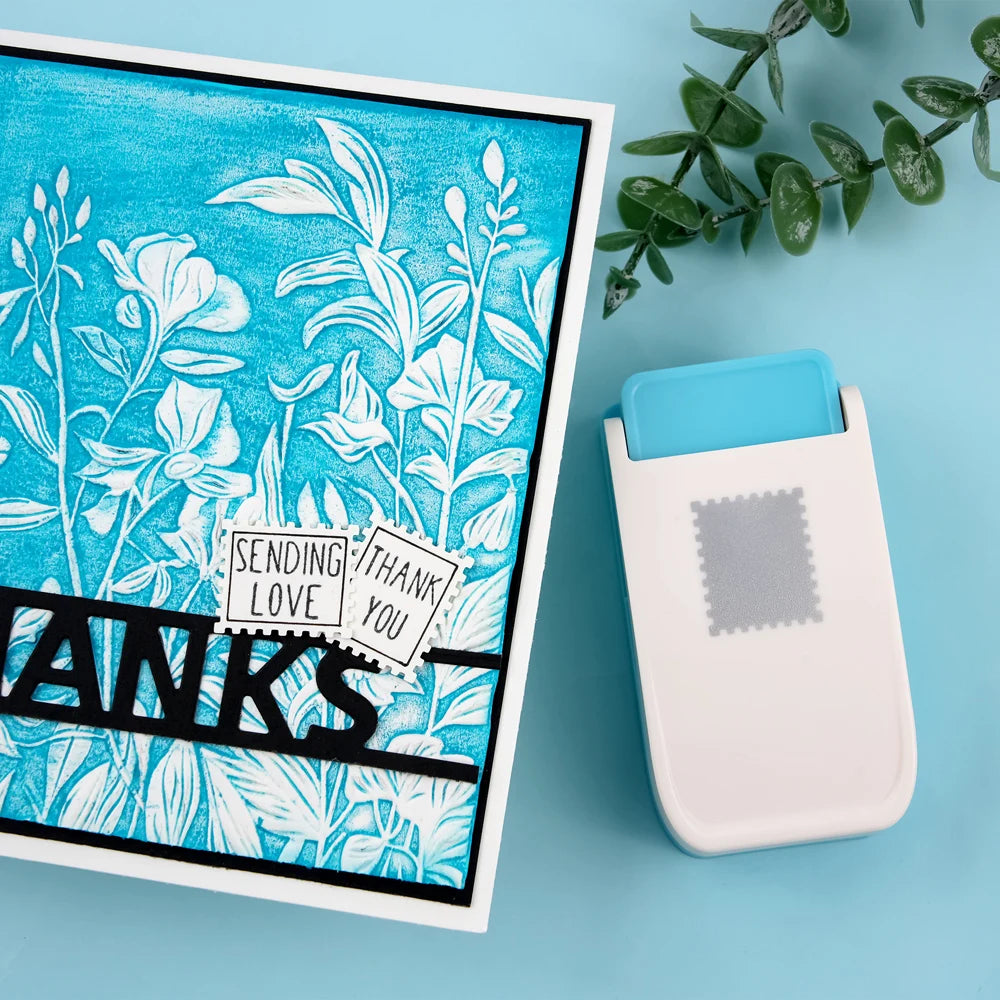 Postage Stamp Shape Paper Punch for Crafting and Scrapbooking
