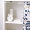 Adjustable Telescopic Curtain Rod with Spring-Loaded Ends
