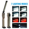 Foldable LED Work Light with Magnetic Base and USB Charging