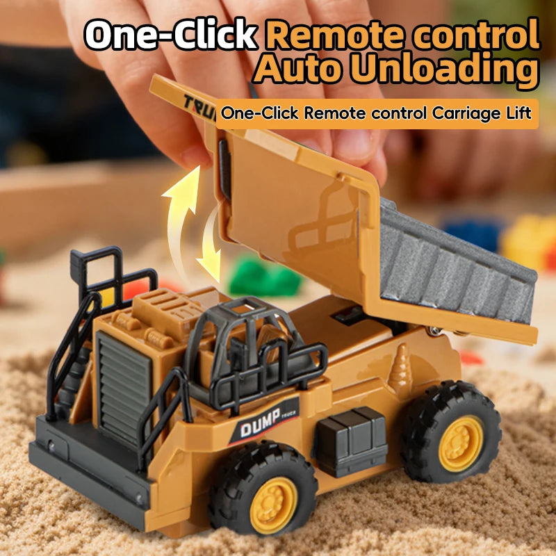 Mini RC Construction Vehicle Set