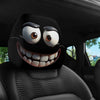 Cartoon Big-Eyed Car Headrest Cover Set (2 Pack)