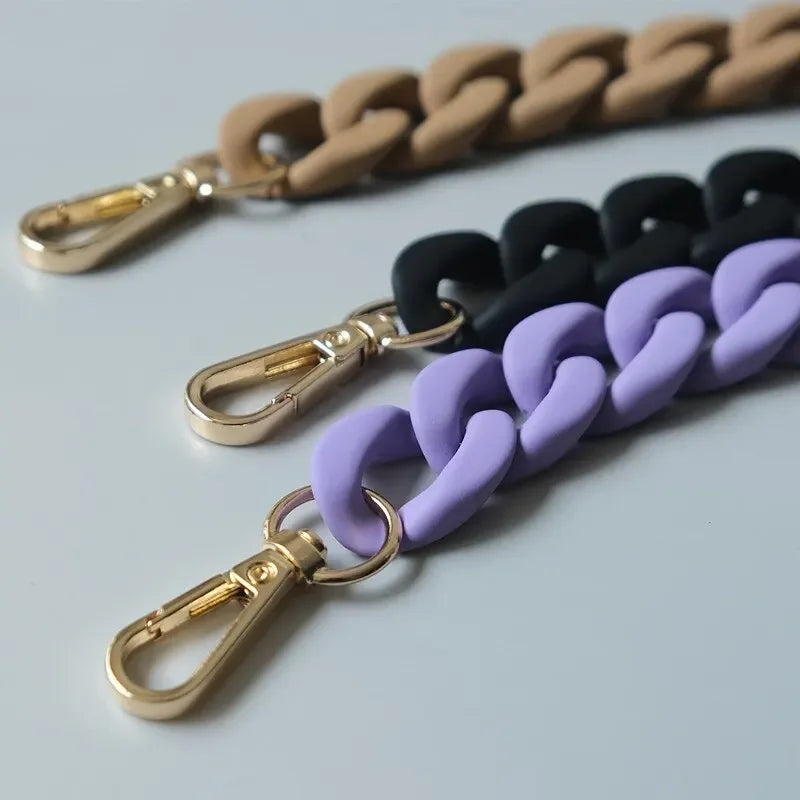 Fashionable Wide Chain Bag Strap