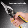Heavy Duty Aviation Tin Snips – Chrome Vanadium Steel Sheet Metal Cutter