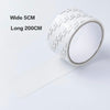 Roll of white self-adhesive window screen repair tape with a long 200cm length and wide 5cm.