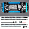 Tiras LED RGB Reactivas al Sonido para Iluminación Inferior del Coche