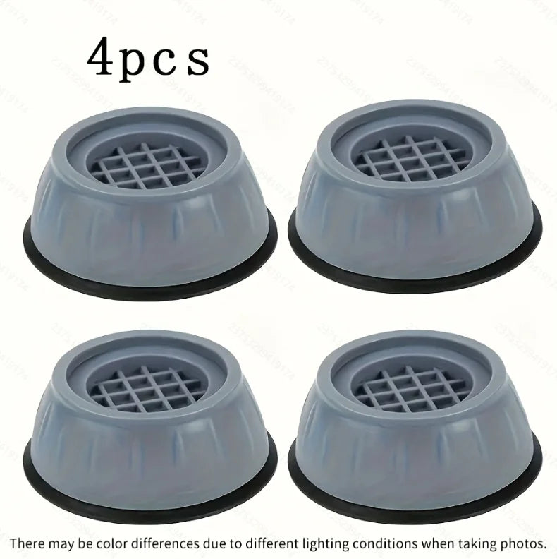 Anti-Slip Leveling Feet for Washing Machines and Refrigerators (4-Pack)