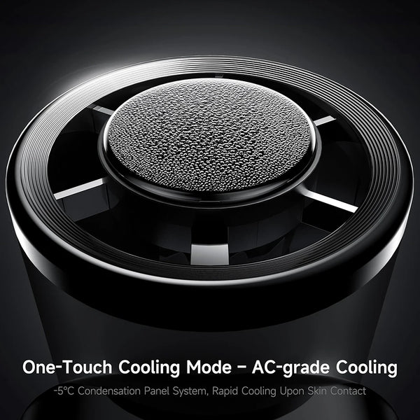 Portable Ice-Cooling Handheld Fan with Flexible Neck