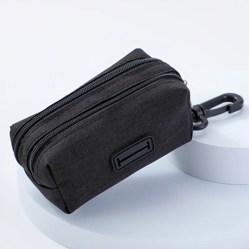 Compact Poop Bag Dispenser with Refill Holder