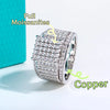 Men's 14K Gold Plated Moissanite Statement Ring