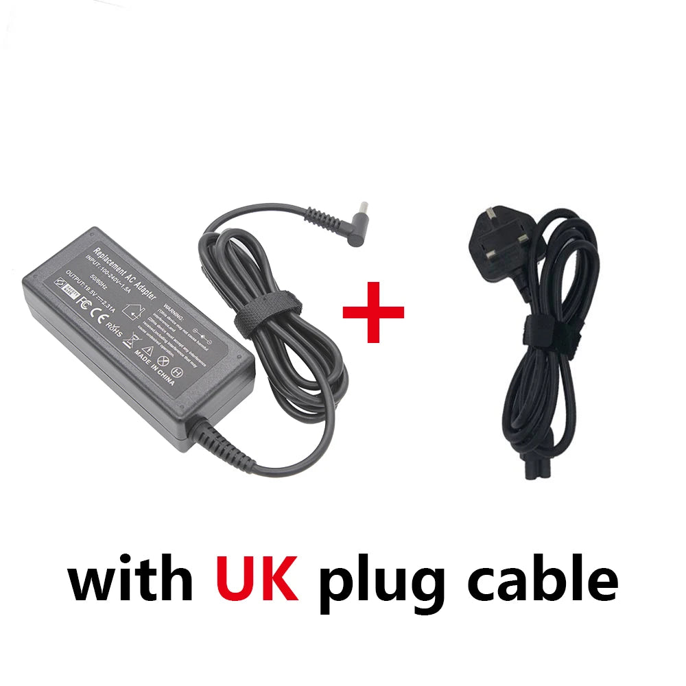 45W HP Laptop Charger Compatible with Stream, Pavilion, and More