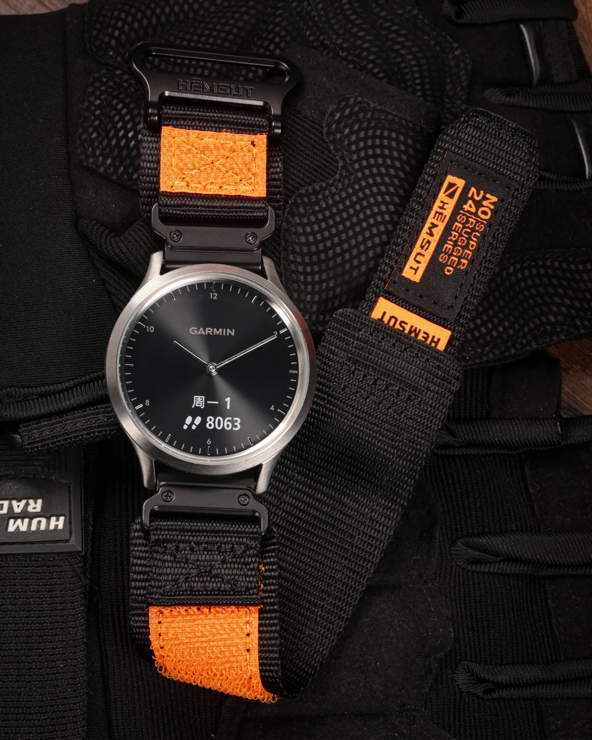 Rugged Nylon QuickFit Watch Band for Garmin