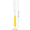 Yellow disposable duster refill with white handle and metal loop.