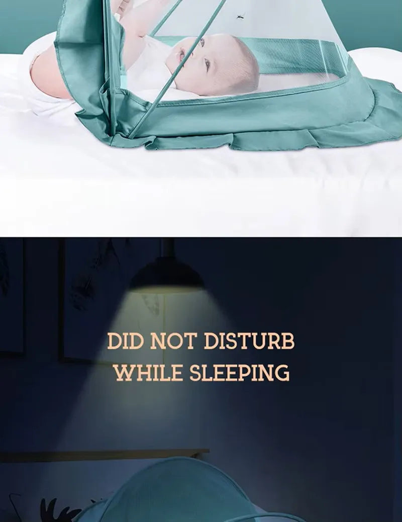Foldable Baby Mosquito Net for Cribs and Cots