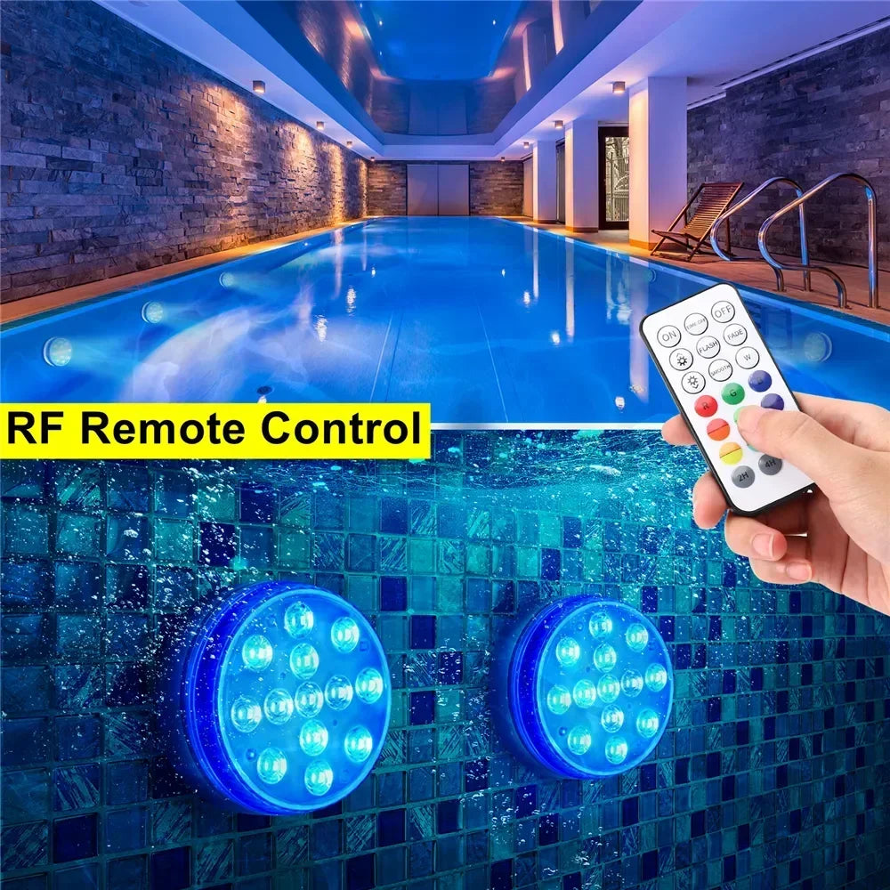 Submersible LED Underwater Light with Remote Control