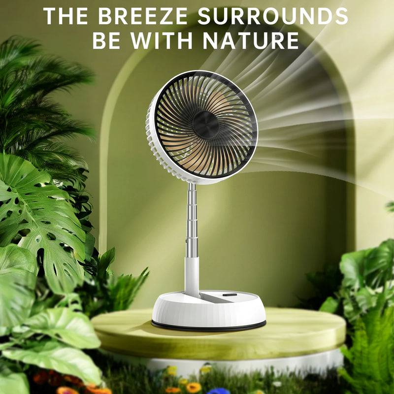 Ventilateur sur pied oscillant portable avec télécommande