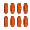 Silent Silicone Luggage Wheel Protectors (8-Pack)