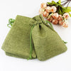 Natural Jute Gift Bags with Drawstring (5 Sizes)
