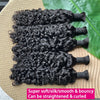 Raw Burmese Curly Hair Extensions for Braiding
