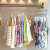 Wall-Mounted Wooden Hat Rack with Hooks