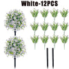 UV-Resistant Faux Orchid Branches for Indoor & Outdoor Decor