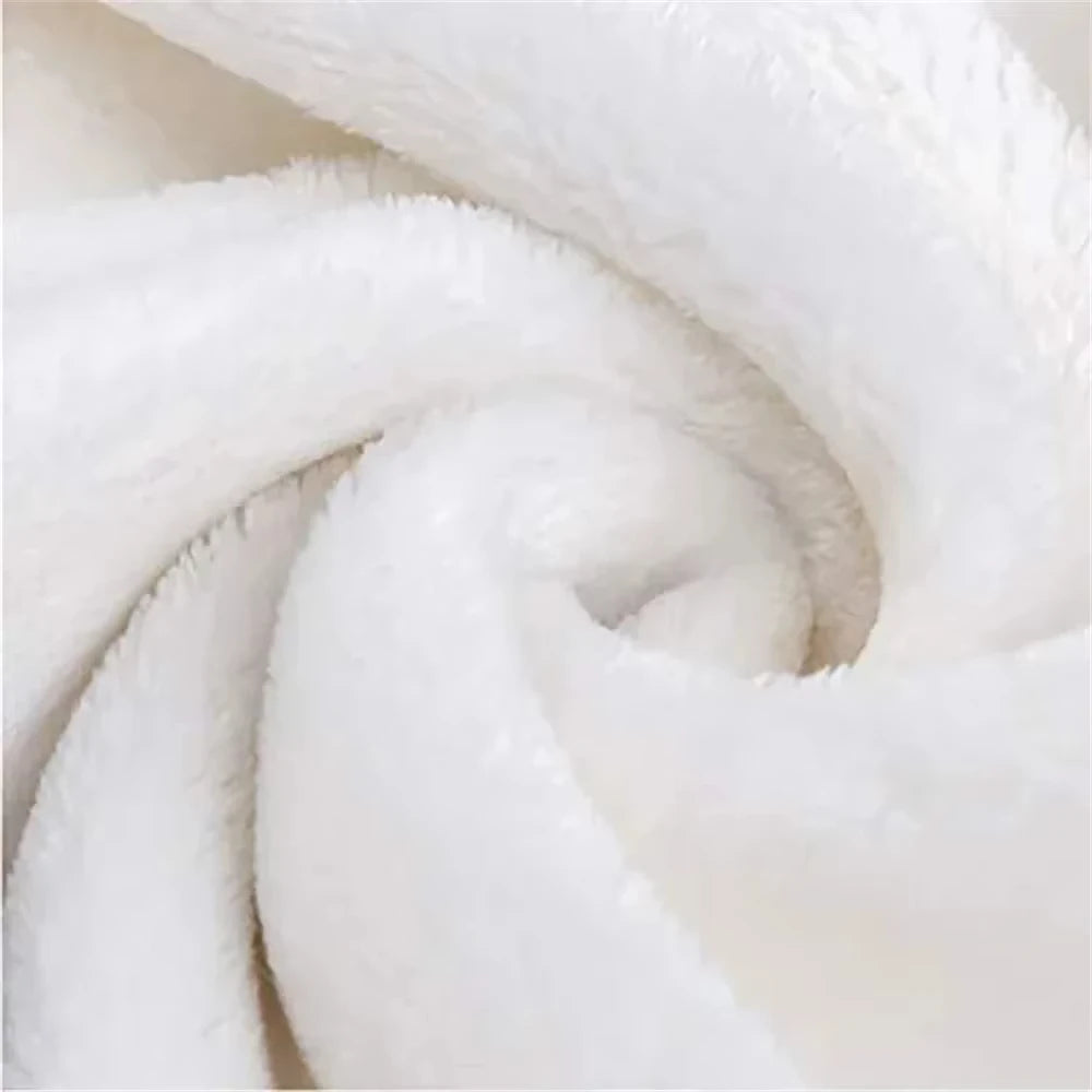 Chic Bow Print Flannel Throw Blanket