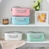 3-Piece Insulated Lunch Box Set with Reusable Cutlery
